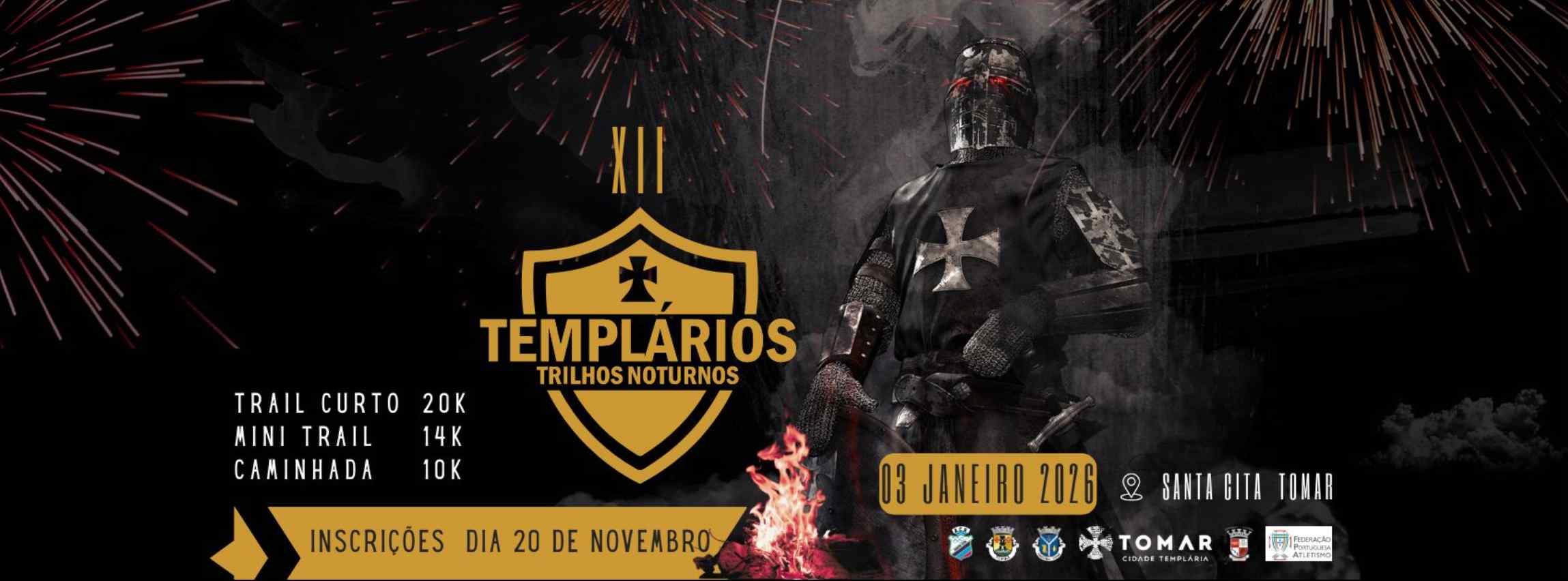 Cartaz de 12° Trilhos Noturnos Dos Templários