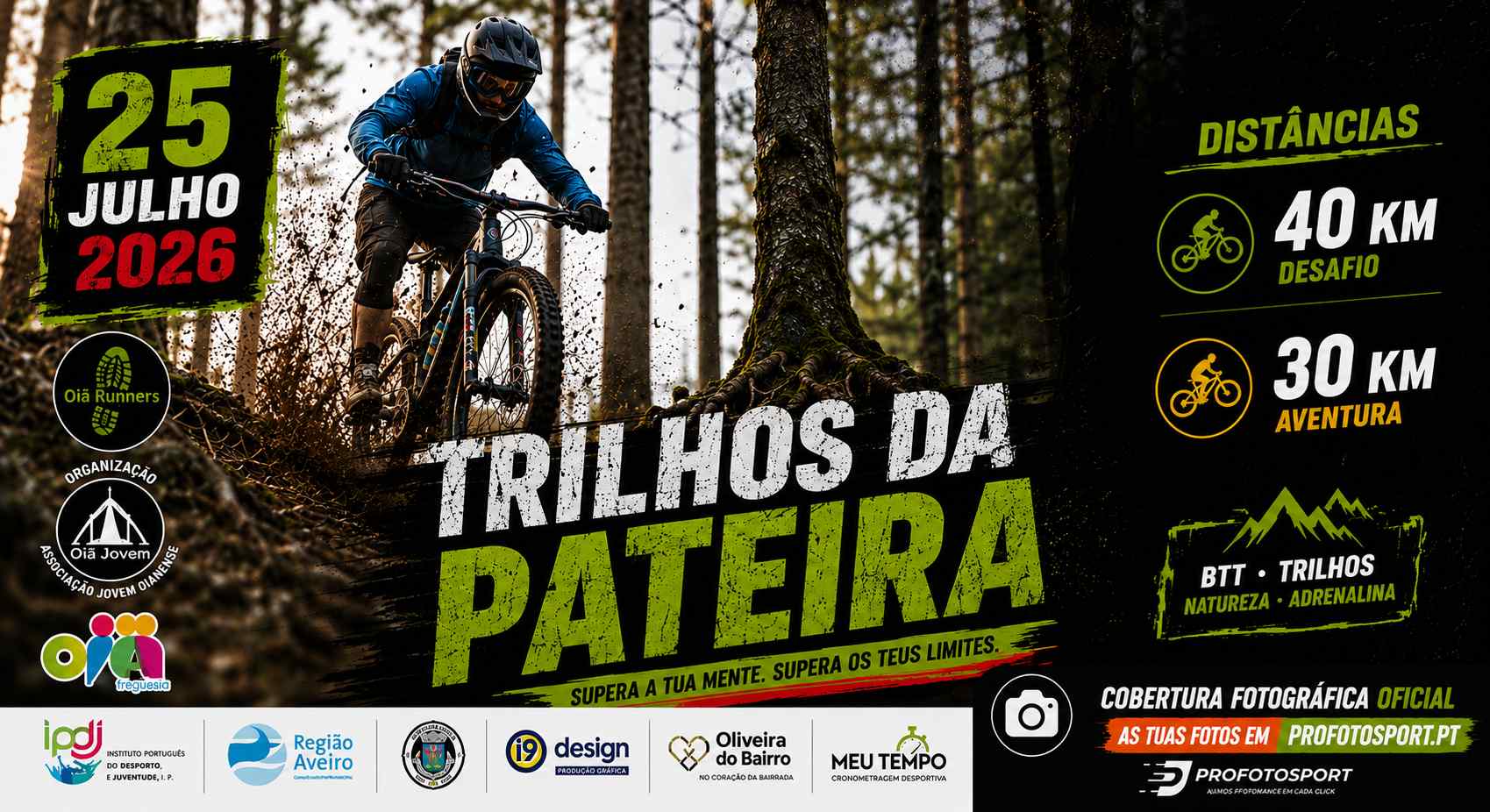 Cartaz de Passeio BTT Terras De Oiã